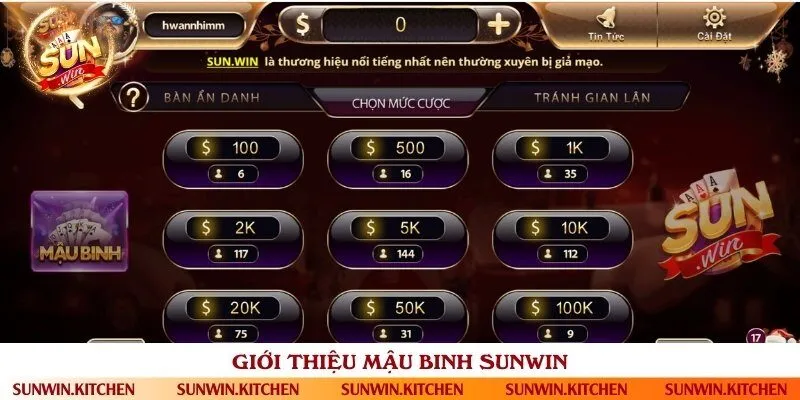 Tham gia đặt cược Mậu Binh an toàn và đẳng cấp